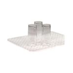 Set 5 bucati suport pentru scurgere pahare 313x209 mm, interconectabile, Hendi - Image 4