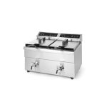Friteuza dubla cu inductie 2x8 lt, corp inox, 2x3500W, Hendi Kitchen Line, functie boost pentru incalzire rapida, Hendi, 580x485x(H)406 mm - Image 7