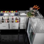 Statie bar aperitiv Oxygen, 1000x650x(H)900 mm, Barmatic - Image 10