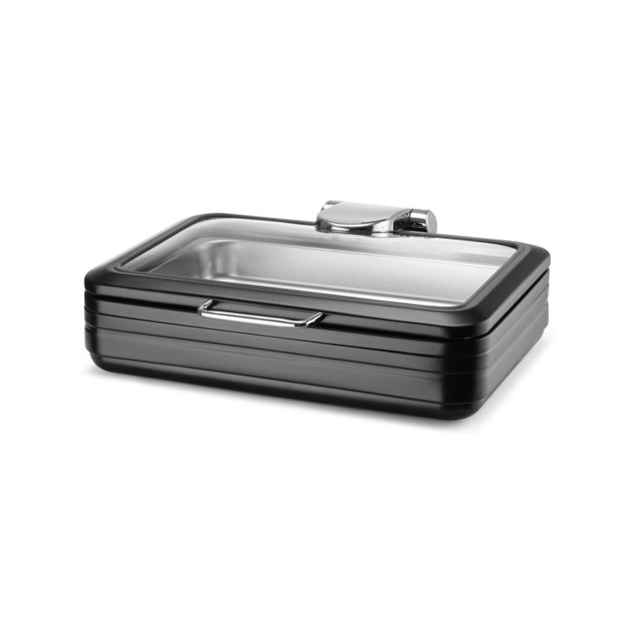 Încălzitor cu inducție cu capac din sticlă De Luxe Black, GN 1/1 Fine Dine - Image 10