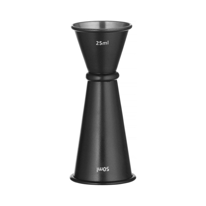Pahar masaura negru Hendi, inox, 2 parti 25ml si 50ml, dimensiuni: ø45x(H)110mm - Image 2