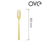 Furculita de desert Amarone Gold, OVE, 184 mm - Image 9