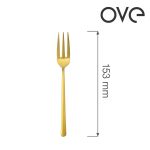Furculiță de patiserie Amarone Gold, OVE, 153 mm - Image 9