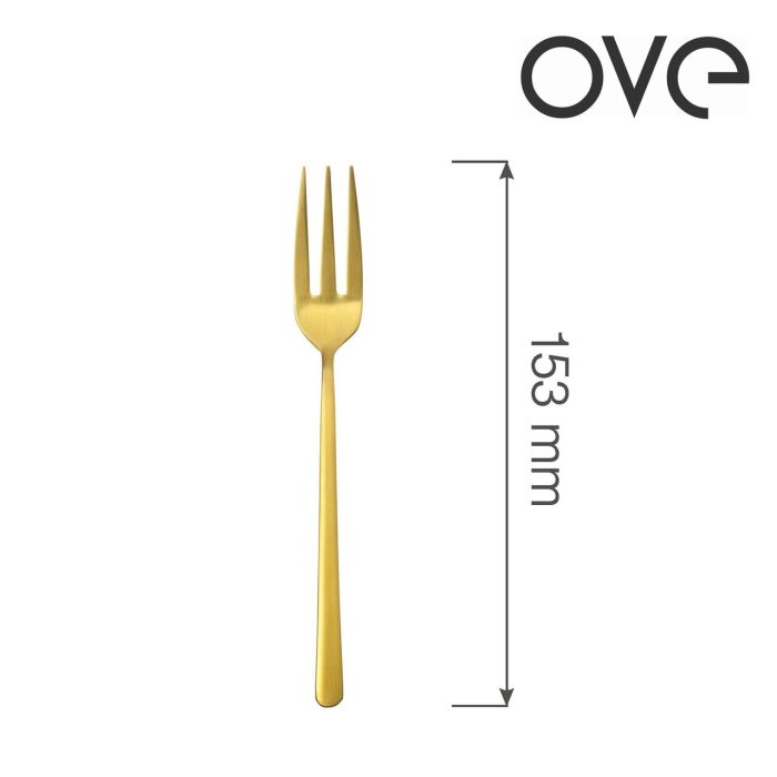 Furculiță de patiserie Amarone Gold, OVE, 153 mm - Image 9