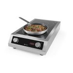 Plita cu inductie profesionala, Hendi Profi Line, model 7000 D ,putere 2x3500 W, control digital, corp inox, 40,5 cm x69,8 cm x14,5 cm inaltime - Image 8