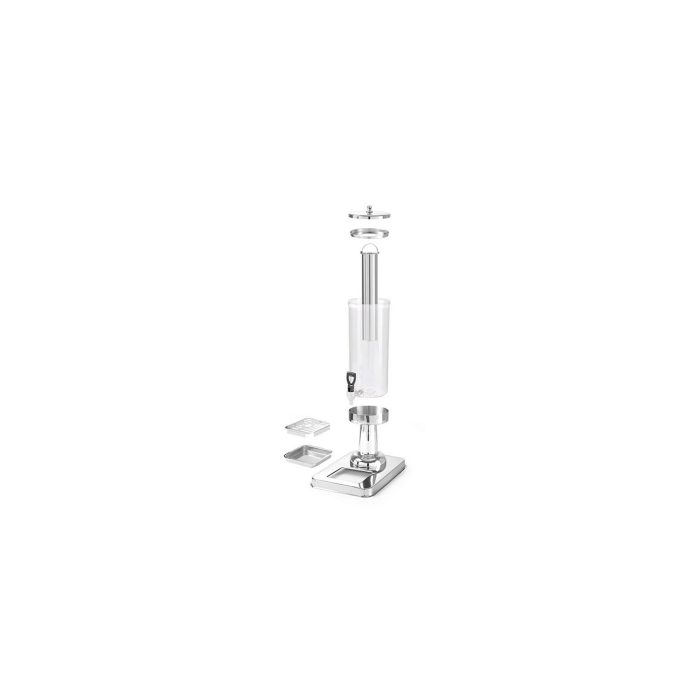 Dispenser suc 6 litri, suport inox, container din policarbonat, Hendi, robinet antipicurare, 415x315x490 mm - Image 2