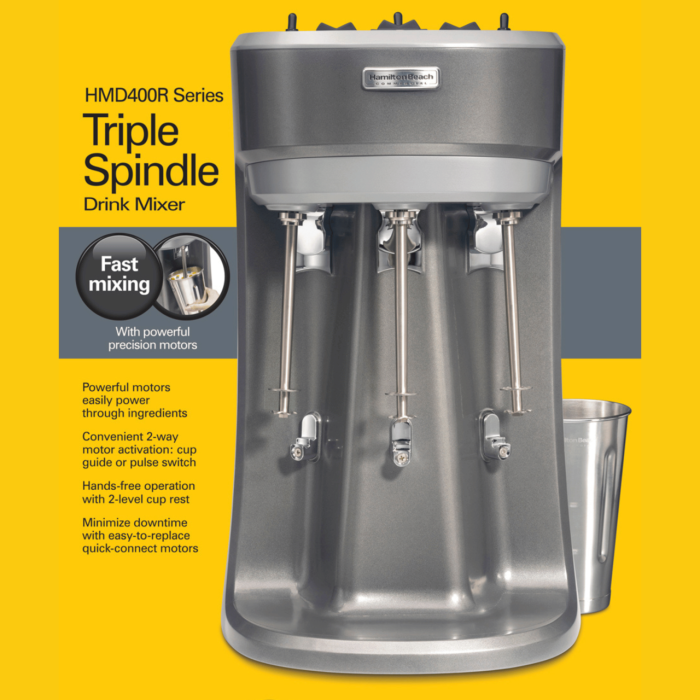 Mixer profesional triplu pentru shake-uri Hamilton Beach Commercial - Image 16