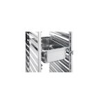 Carucior debarasare tavi, capacitate 15 tavi x GN 1/1(530x325mm), inox, 615x450x(H)1695 mm, Hendi - Image 3