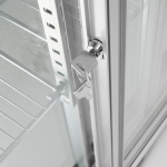 Vitrina frigorifica pentru bar Candour de 198 l cu usa dubla, otel inoxidabil, Barmatic - Image 16