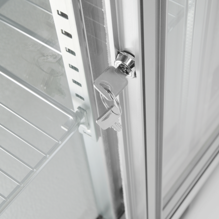 Vitrina frigorifica pentru bar Candour de 198 l cu usa dubla, otel inoxidabil, Barmatic - Image 16