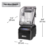 Blender barman Eclipse® 2l 1000W HBH755R-CE, Hamilton Beach Commercial - Image 29