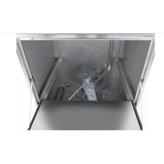 Masina profesionala de spalat vase K 50 50 x 50 control electromecanic 6600 W Hendi Inox 570x600(+370)x(H)830 mm - Image 4