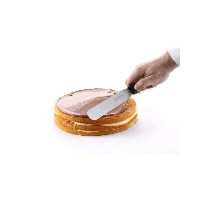 Cutit patiserie, 203x34 mm, lama inox neteda ideala pentru intins creme, Hendi - Image 2