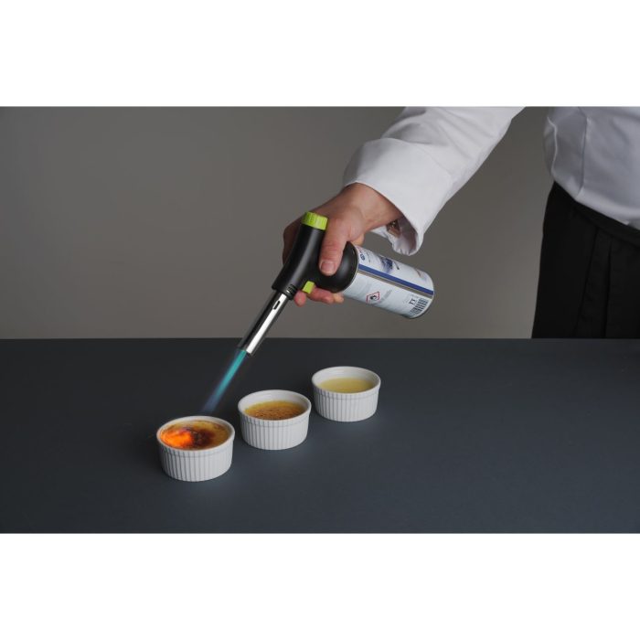 Arzator Creme-Brulee HENDI Jet, 185x65x(h)100 mm, aprindere automata, functioneaza cu butelii gaz - Image 3