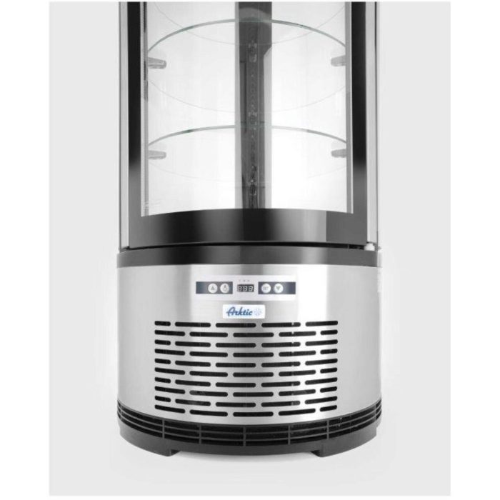 Vitrina frigorifica de prezentare interval temp. -2/8 C, 210 W, corp inox, ARKTIC by Hendi, 480x(H)1030 mm, 100 L, Clasa energetica C - Image 5