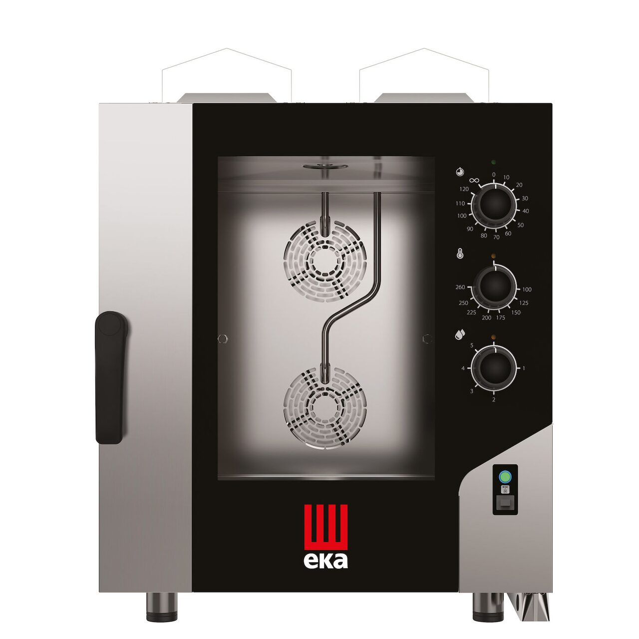 199105779_BIG.jpg Cuptor pe gaz cu convectie-abur Millennial Smart Gastro, 7x GN 1/1 - control electromecanic, Tecnoeka, 230V/500W, 13500kW, 730x855x(H)951mm - Image 1