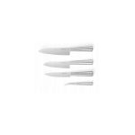 Set 4 cutite profesionale din inox, Hendi, cutite inluse: bucatarului 37 cm si 33 cm, sunca 33 cm, decojire 19 cm - Image 4
