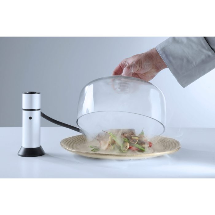 Cloche din sticla, Hendi, 275x(H)140mm, poate fi utilizat in combinatie cu infuzorul de fum - Image 4