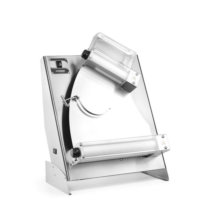 Aparat electric pentru formatare aluat de pizza sau paste Prismafood 400 cu 2 perechi de role, greutate portie de aluat 0,21-0,70 kg, 230V/250W, 585x435x(H)790mm - Image 7