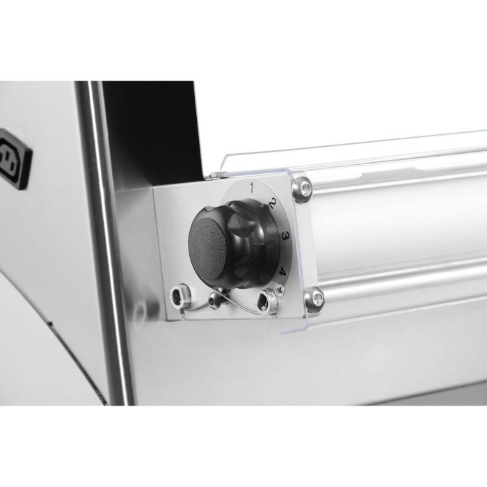Aparat electric pentru formatare aluat de pizza sau paste Prismafood 400 cu 2 perechi de role, greutate portie de aluat 0,21-0,70 kg, 230V/250W, 585x435x(H)790mm - Image 2