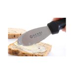 Cutit unt, Hendi, lama zimtata din inox, lungime 22.5 cm - Image 2