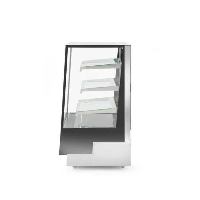 Vitrina frigorifica de prezentare interval temp. 2/6?C, 480 W corp inox, ARKTIC by Hendi, 650x805x(H)1445 mm, 300 Litri, Clasa energetica C - Image 6