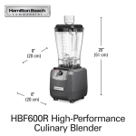 Blender de bucătărie Expeditor HBF600R-CE 1.8L, Hamilton Beach Comercial - Image 17