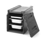 Cutie termoizolanta cu capac, 128 litri, tip thermobox, Hendi, ideala pentru transport catering, 9x 600x400 mm - Image 4