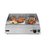 Gratar electric HENDI Profi Line  suprafata integrala striata, 550x380x(H)240 mm, inox, potrivit si pentru uz profesional - Image 5