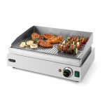 Gratar electric HENDI Profi Line  suprafata integrala striata, 550x380x(H)240 mm, inox, potrivit si pentru uz profesional - Image 4