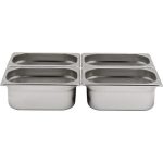 Tava Hendi Gastronorm GN 1/4 200 mm 5.5 lt - gama Profi Line, otel inoxidabil - Image 2