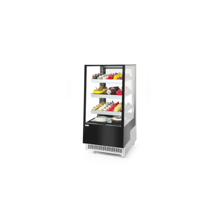 Vitrina frigorifica de prezentare interval temp. 2/6?C, 490 W corp inox, ARKTIC by Hendi, 900x805x(H)1445, 500 Litri, Clasa energetica C - Image 3
