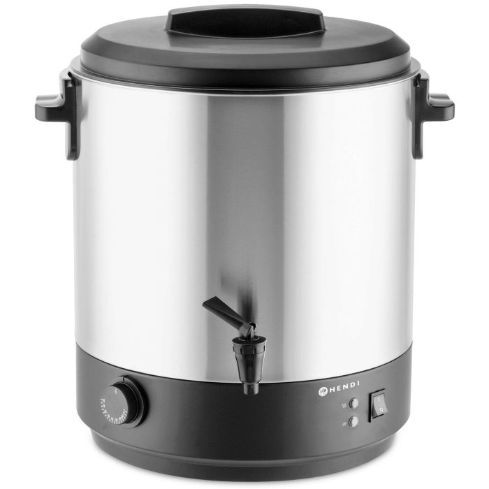 Boiler bauturi fierbinti 25 lt, Hendi, 442x426x(H)491 mm inox, 2500 W, termostat in intervalul 30 C - 110 C, potrivit si pentru uz profesional - Image 2