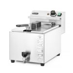 Friteuza electrica cu scurgere 10L Goliath Hendi, 10Kw, 400v, 299x584x(H)375mm - Image 3