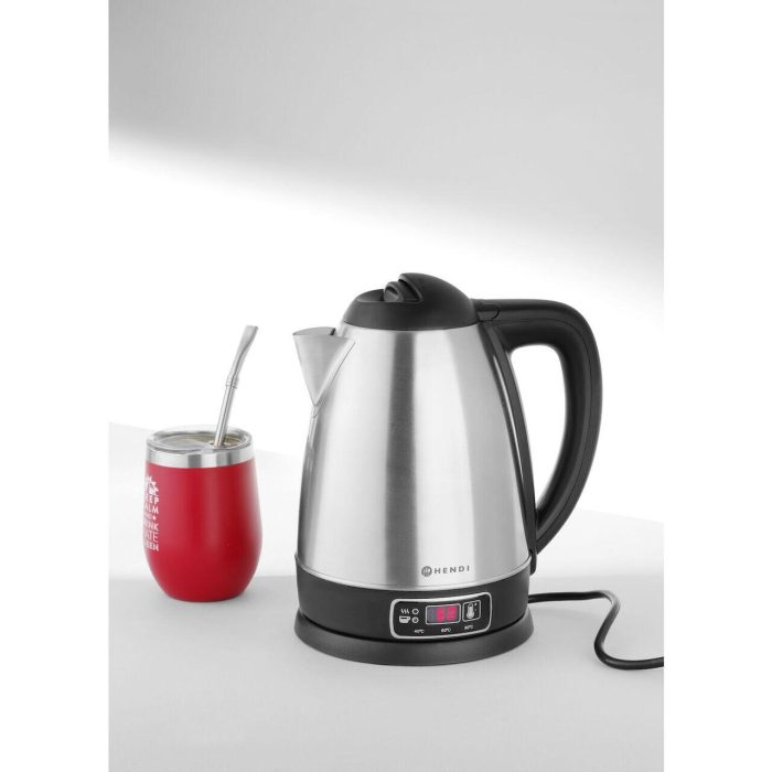 Fierbator electric fara fir cu control al temperaturii Hendi,1,8L, 230V/1800W, 225x168x(H)288mm - Image 2