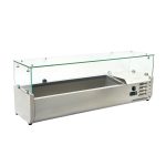 Vitrina refrigerată pentru toppinguri Hurakan Hkn-Vrx1200/330 - Image 2