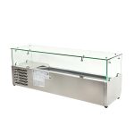 Vitrina refrigerată pentru toppinguri Hurakan Hkn-Vrx1200/330 - Image 3
