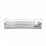 Vitrina refrigerată pentru toppinguri Hurakan Hkn-Vrx1500/330