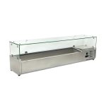 Vitrina refrigerată pentru toppinguri Hurakan Hkn-Vrx1500/330 - Image 3