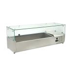 Vitrina refrigerată pentru toppinguri Hurakan HKN-VRX1200/380 - Image 3