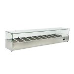 Vitrina refrigerată pentru toppinguri Hurakan HKN-VRX2000/380