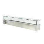 Vitrina refrigerată pentru toppinguri Hurakan HKN-VRX2000/380 - Image 2