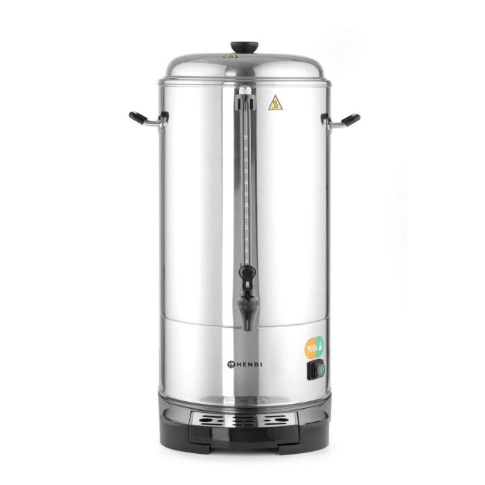 Percolator / cafetiera profesionala, 6lt, Hendi, cu pereti dubli din inox, 1500W, diam. 241x (H)480 mm, robinet anti-picurare, temperatura ajustabila pana la 100 C, filtru incorporat pentru cafea macinata - Image 12