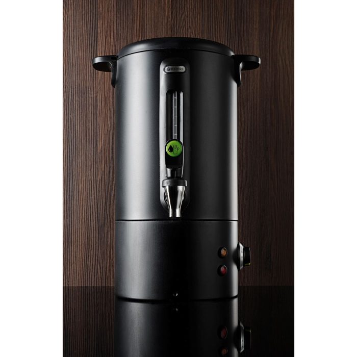 Boiler pentru bauturi fierbinti 9 litri, inox, negru mat, termostat 0-100 gr C, 950 W, Concept Line Hendi, 307x330x(H)450 mm - Image 4