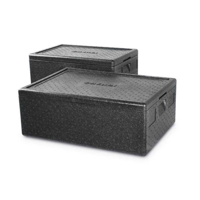 Cutie termoizolanta pentru transport, 21 lt, interior 350x350x(H)175 mm, exterior 410x410x(H)240 mm, Hendi Kitchen Line, spuma polipropilenica - Image 3