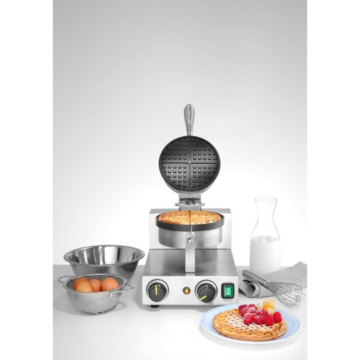Aparat vafe/waffles rotunde Hendi, diametru 19cm, 1000w, timer, termostat reglabil, 2500x3800x(h)5900mm - Image 8