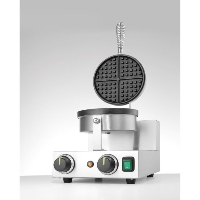 Aparat vafe/waffles rotunde Hendi, diametru 19cm, 1000w, timer, termostat reglabil, 2500x3800x(h)5900mm - Image 7