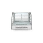 Vitrina rece pt prezentare, 120 lt, interval temp. 0-6 gr C, 160 W, corp inox, ARKTIC by Hendi, 707x570x(H)680mm, Clasa energetica B - Image 2