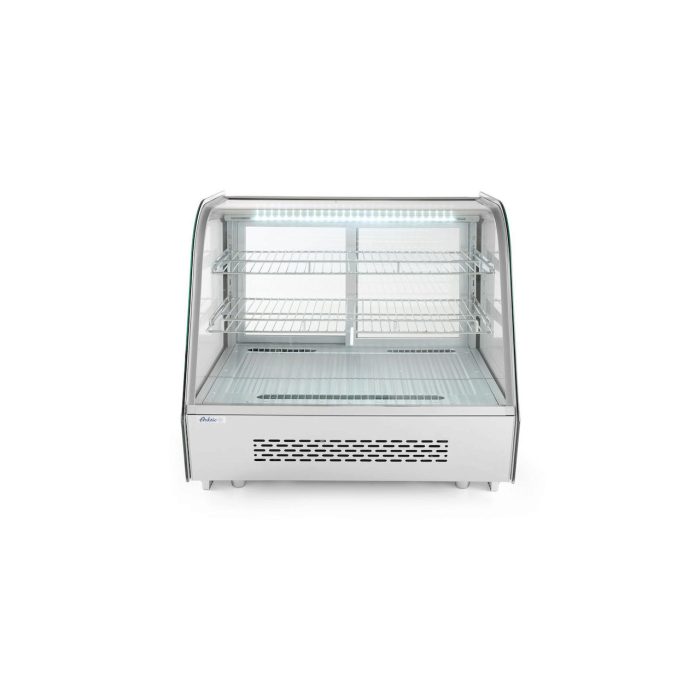 Vitrina rece pt prezentare, 120 lt, interval temp. 0-6 gr C, 160 W, corp inox, ARKTIC by Hendi, 707x570x(H)680mm, Clasa energetica B - Image 2