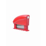 Dispozitiv fragezire carne 51 lame inox, 150x42x(H)118 mm, rosu, Hendi Profi Line - Image 2
